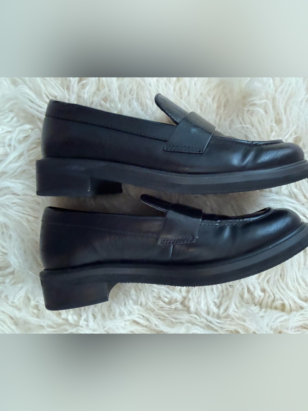 Abercrombie & Fitch Black Penny Loafer Size 7 - Picture 5 of 7